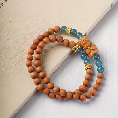 Sandalwood Beaded Bracelet