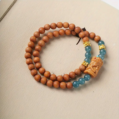 Sandalwood Beaded Bracelet