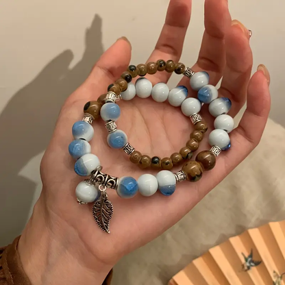 Ceramic Beaded Stacking Bracelet
