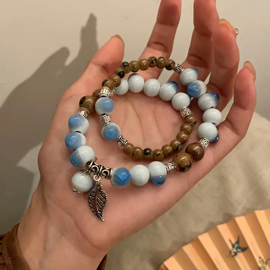 Ceramic Beaded Stacking Bracelet