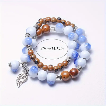 Ceramic Beaded Stacking Bracelet